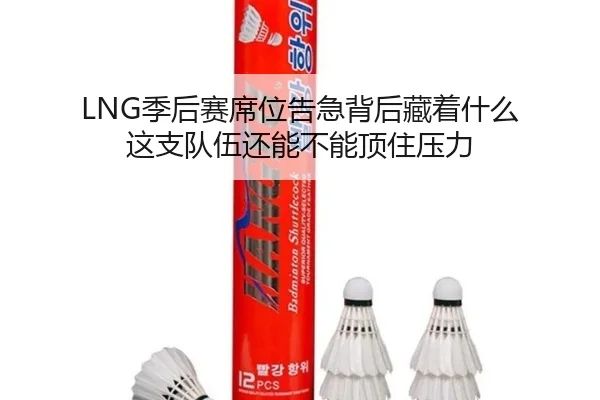 LNG季后赛席位告急背后藏着什么 这支队伍还能不能顶住压力 | kaiyun